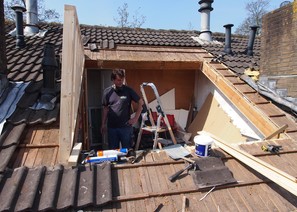 Hoe wordt er een dakkapel geplaatst P5060337