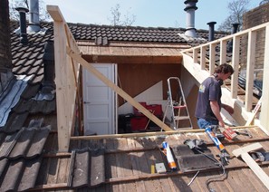 Hoe wordt er een dakkapel geplaatst P5060339